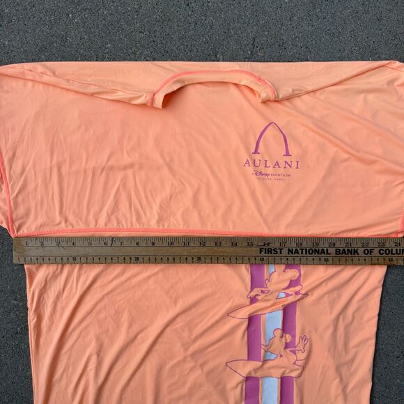 Disney Aulani Resort Spirit Jersey Orange Long Sleeve Swim Shirt UPF 50 LARGE - Picture 10 of 14
